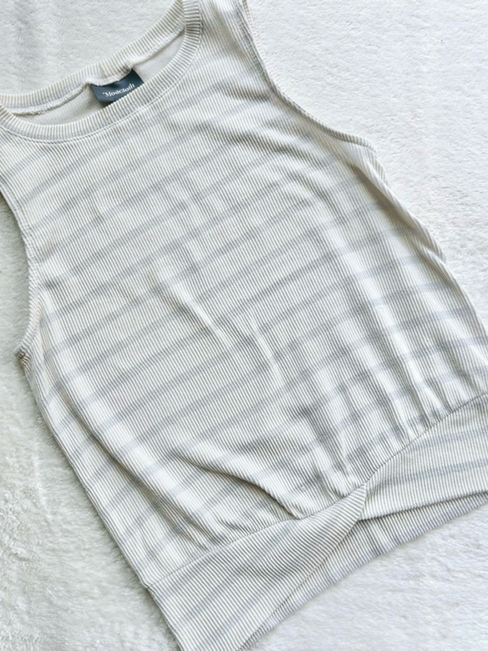 modcloth striped ribbed tank